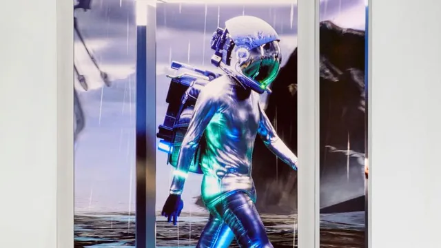 Detail of the astronaut in HUMAN ONE, from the CNN article